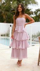 Chic Ruffle Detail Maxi Dress for Women