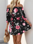 Floral Bohemian Dress for Women