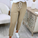 Stylish Women's Leisure Pants with Elastic Waist