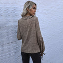 Chic Ruffled V-Neck Blouse for Women