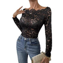 Romantic Long Sleeve Lace Top for Women