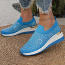 Glittering Slip-On Sneakers for Women