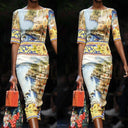 Artistic Print Women's Dress for Any Occasion