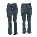 High-Waist Bootcut Jeans for Women - Chic Wash