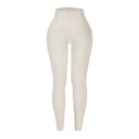 Textured High-Waisted Women's Fitness Leggings