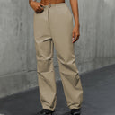Women's Outdoor Pants with Elastic Waist & Pockets