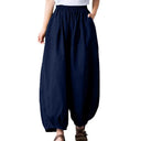 Chic Women's Harem Pants with Elastic Waist