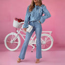 Vintage-Style Flared Jeans for Women