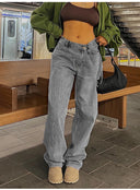 Stylish Women's Relaxed Fit Denim Jeans