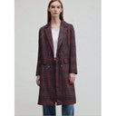 Stylish Women's Check Pattern Blazer