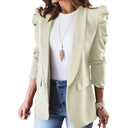 Chic Puff Sleeve Blazer Jacket for Women