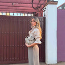 Chic Checkered Blouse for Women