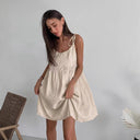 Women's Linen A-Line Dress - Effortless Style