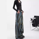 Fashion-Forward Women's Distressed Wide Leg Jeans