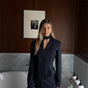 Chic Tied Women's Blazer for Stylish Looks