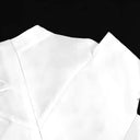 Chic Women's Transparent Blouse with Flowing Hem