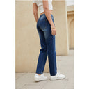 Vintage-Inspired Women's Straight-Cut Jeans