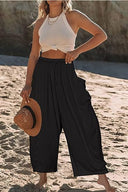 Chic Linen Women's Pants with Side Pockets