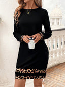 Unique Leopard Print Women's Dress
