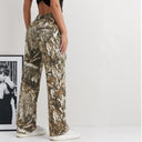 Fashionable Camouflage Cargo Pants with Side Pockets