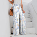 Floral Wide Leg Trousers for Women