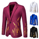 Artistic Floral Pattern Women's Blazer