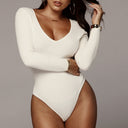 Off-the-Shoulder Ribbed Women's Bodysuit