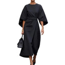Chic Women's Maxi Dress with Statement Sleeves