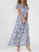 Chic Floral Chiffon Dress for All Occasions
