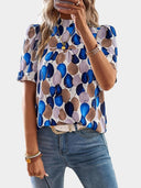 Chic Women's Blouse with Trendy Patterns