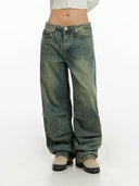High-Waisted Wide-Leg Women's Jeans