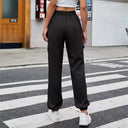 Women’s Cargo Pants with Stretch Waistband and Utility Pockets