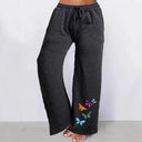 Butterfly Print Women's Relaxed Trousers