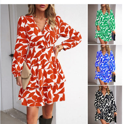Floral Ruffle Women's Short Dress Collection