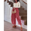 Stylish Women's Harem Pants with Side Pockets