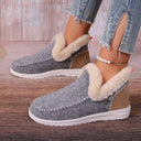 Women's Fleece Slippers with Cozy Lining and Non-Slip Sole