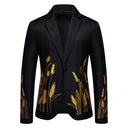 Artistic Floral Pattern Women's Blazer