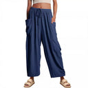 Stylish Women's Harem Pants with Side Pockets