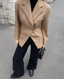 Chic Double-Breasted Blazer for Women