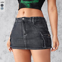 High-Waisted Women's Denim Skirt with Vintage Appeal