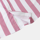 Chic Women's Striped Short Sleeve Blouse
