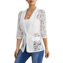 Lace Sleeve Women's Blazer for Stylish Appeal