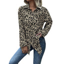 Women's Animal Print Airy Blouse Shirt