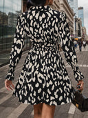 Chic Women's Long Sleeve Dress in Tailored Style