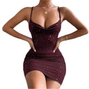 Stunning Starry Dress with Deep Neckline