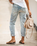 Chic Destroyed Boyfriend Jeans for Women