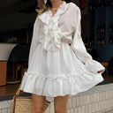 Chic Ruffle Detail Mini Dress for Women