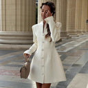 Chic Women's Blazer Dress in Sophisticated Style