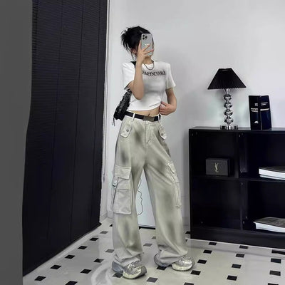 Trendy Women's Cargo Pants with Stylish Pockets