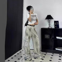Chic Women's Cargo Pants with Trendy Pockets